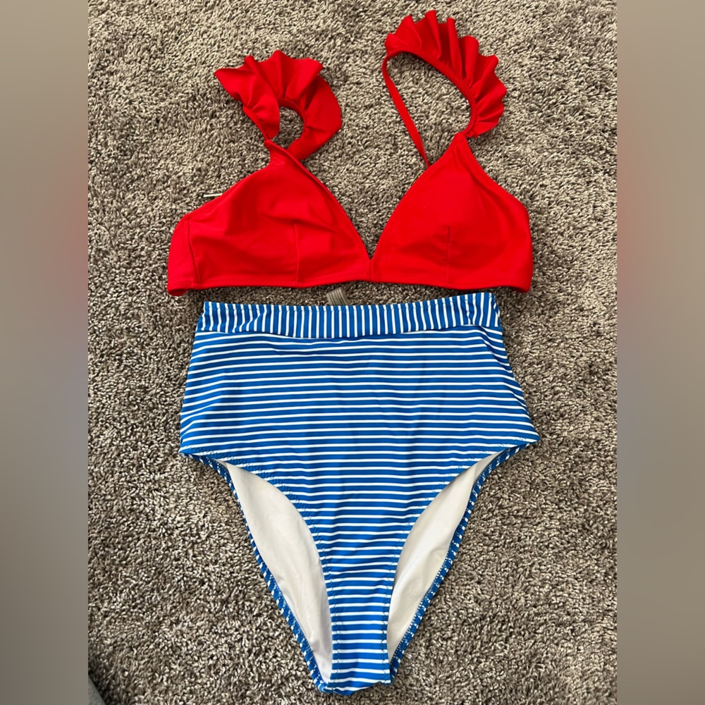 Cupshe Americana Cheeky Swimsuit